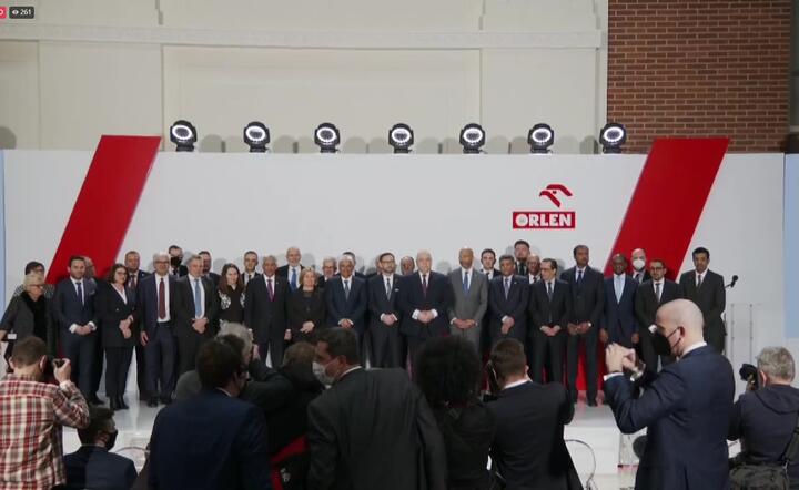 Konferencja PKN Orlen 12.01.2022 / autor: Orlen, FB, Fratria