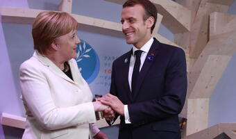 Macron i Merkel potępili wybory w Donbasie