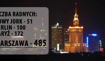 Ilu radnych ma Warszawa a ilu większe, światowe miasta? GRAFIKA