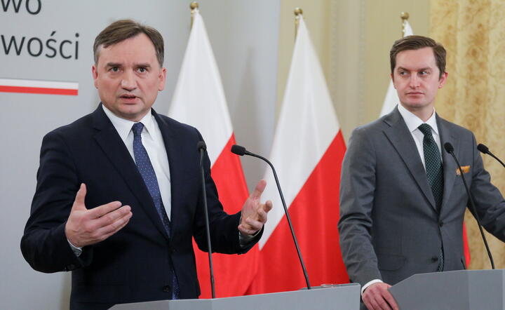 Zbigniew Ziobro i Sebastian Kaleta / autor: PAP