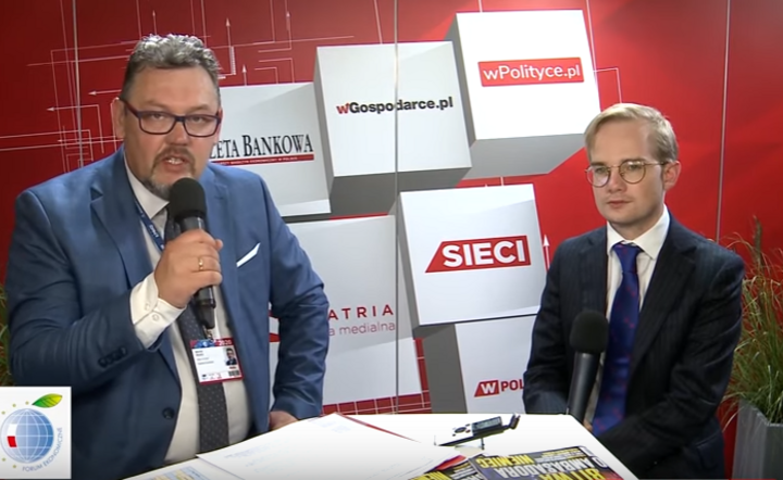 Maciej Wośko i wiceminister finansów Piotr Patkowski / autor: fratria
