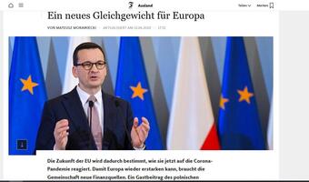 Premier w FAZ: UE musi napędzać ambicja solidarnej współpracy