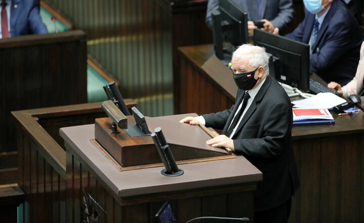 wicepremier i prezes PiS Jarosław Kaczyński / autor: fotoserwis PAP