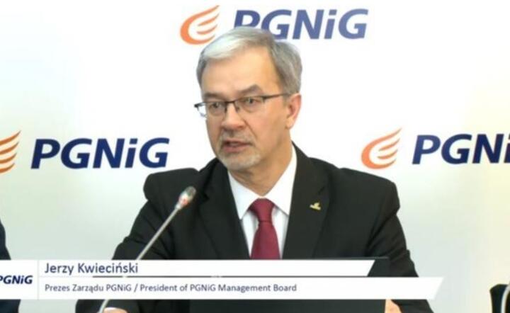 Prezes PGNiG Jerzy Kwieciński  / autor: Fratria
