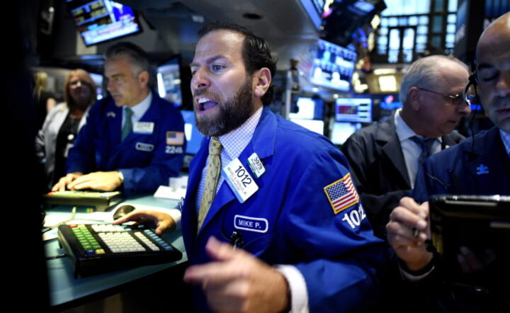 Poniedziałek na parkiecie Wall Street, fot. PAP/EPA/Justin Lane