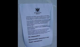 Rosyjscy okupanci grożą i żądają używania rubli