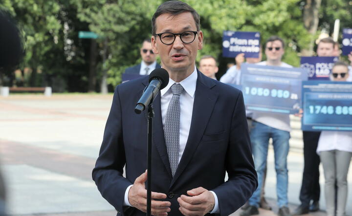 premier Mateusz Morawiecki / autor: fotoserwis PAP