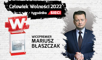 Mariusz Błaszczak Człowiekiem Wolności tygodnika Sieci za 2022 rok!