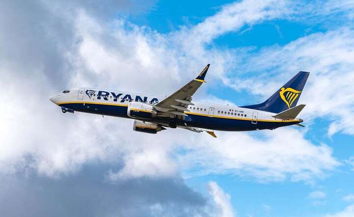 Samolot linii Ryanair / autor: Pixabay