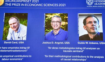 David Card, Joshua Angrist i Guido Imbens laureatami Nagrody Nobla w dziedzinie ekonomii