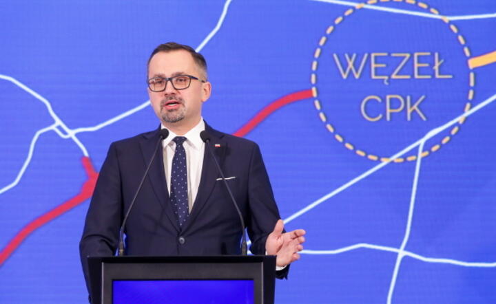 Marcin Horała, wiceminister funduszy i polityki regionalnej, pełnomocnik rządu ds. Centralnego Portu Komunikacyjnego / autor: PAP/Tomasz Gzell