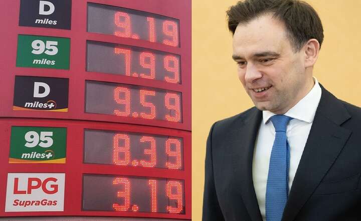 Z każdej złotówki wydanej przez kierowcę na stacji około 44 groszy wędruje wprost do budżetu zarządzanego przez ministra Andrzeja Domańskiego / autor: Fratria / KK + AW