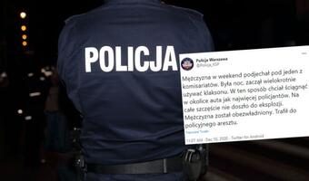 Zamach na policjantów w Warszawie? O krok od eksplozji!