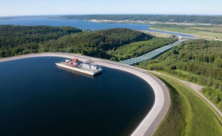 Elektrownia w Żarnowcu. Tu do 2027 r. powstanie magazyn energii / autor: materiały prasowe PGE / fot. Aeromedia