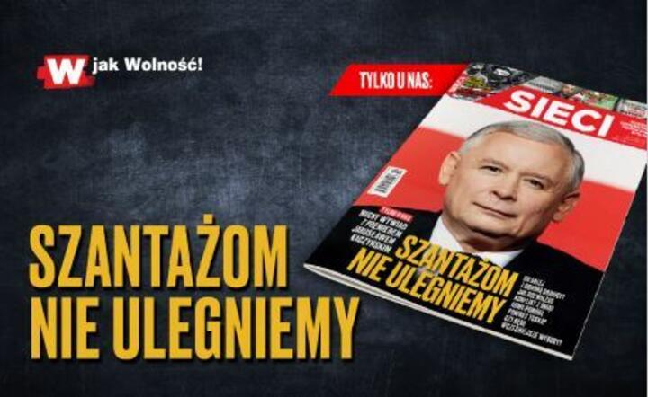 Okładka tygodnika 'Sieci' / autor: Fratria 