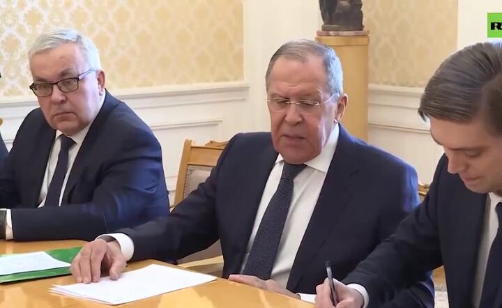 Siergiej Ławrow, szef rosysjkiego MSZ / autor: Nexta/Russia Today/Twitter