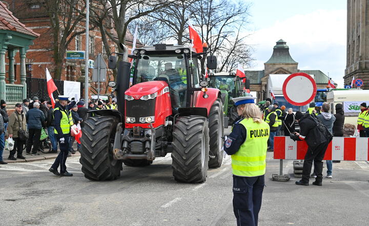protest rolników / autor: pap