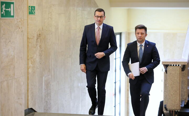 Mateusz Morwiecki i Michał Dworczyk / autor: PAP