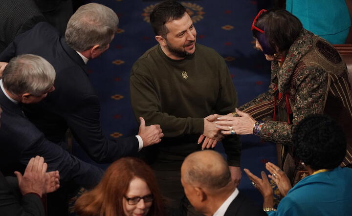USA UKRAINE ZELENSKY CONGRESS / autor: PAP/EPA/ERIC LEE
