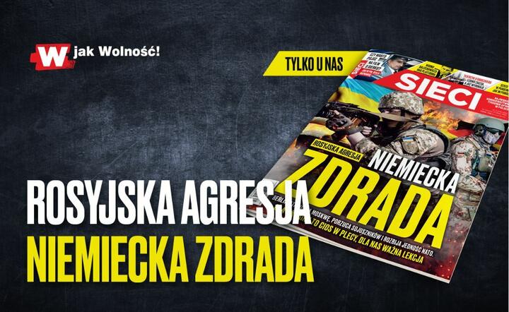 Okładka tygodnika 'Sieci' / autor: Fratria 