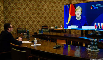 Premier po rozmowie z Merkel: potwierdziłem gotowość weta