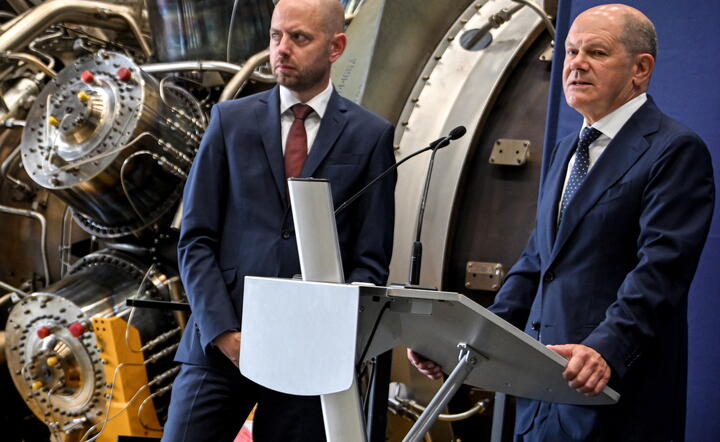 Olaf Scholz w firmie Siemens Energy / autor: PAP/EPA