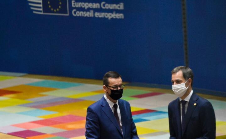 Premier Mateusz Morawiecki / autor: PAP/EPA/JOHANNA GERON / POOL