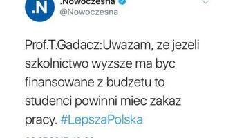 Studencie - uczysz się na państwowej uczelni? To nie masz prawa pracować