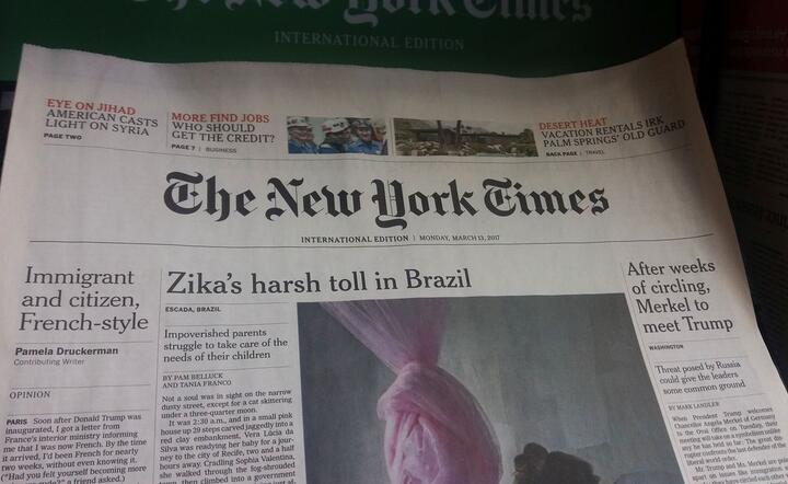 The New York Times / autor: fot. Fratria