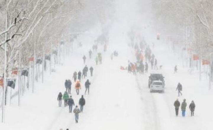 Śnieżyca w Hiszpanii / autor: PAP/EPA/BALLESTEROS  