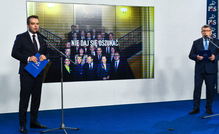 KONFERENCJA POLITYKÓW PIS / autor: PAP/Piotr Nowak