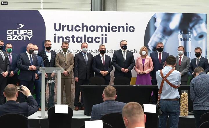 Uruchomienie instalacji polimerów biodegradowalnych / autor: Fratria