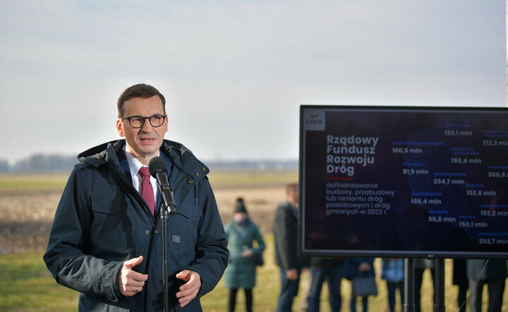 Mateusz Morawiecki w Latowiczu / autor: PAP