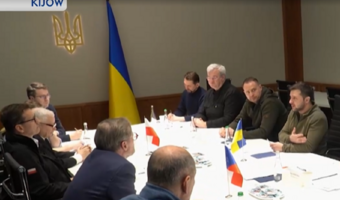 Zełenski: wizyta premierów Polski, Czech, Słowenii to silne świadectwo wsparcia