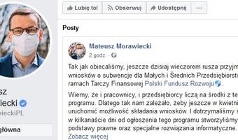 Rusza Tarcza Finansowa - 100 mld zł do podziału