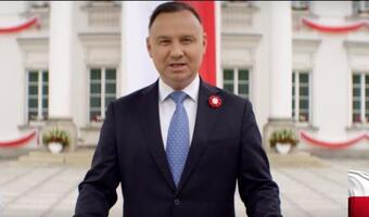 Prezydent Andrzej Duda w orędziu do Polaków