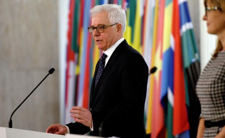 Polish Foreign Minister Minister Jacek Czaputowicz? visits Sofia / autor: PAP/EPA/VASSIL DONEV