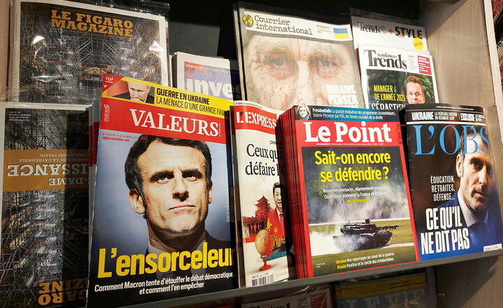 Prezydent Francji Emmanuel Macron / autor: Fratria