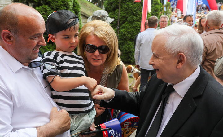 Prezes PiS Jarosław Kaczyński  / autor: PAP