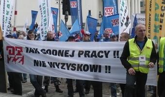 Związkowcy na ulicach Warszawy- relacja i filmy