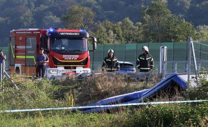 Wypadek polskiego autokaru w Chorwacji  / autor: PAP/EPA/IVAN AGNEZOVIC