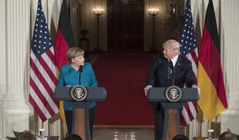 Trump: wspaniałe spotkanie z Merkel, ale ...
