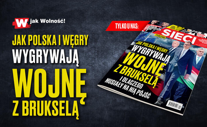 Okładka tygodnika Sieci / autor: Fratria
