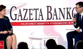 Beata Szydło: "Naszym celem jest stworzenie systemu podatkowego, który będzie premiował przedsiębiorczość"