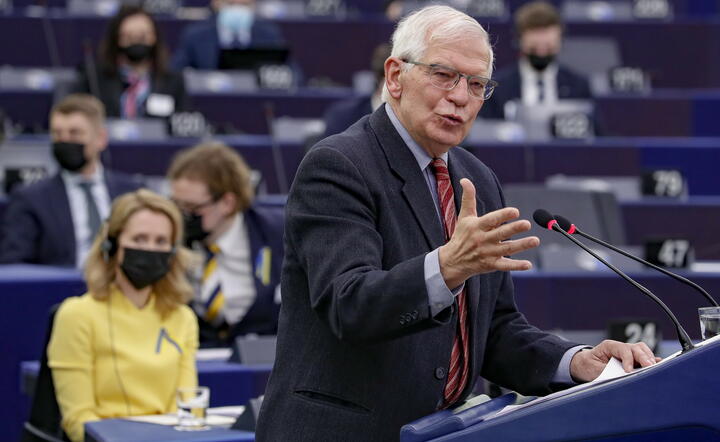 Josep Borrell w europarlamencie / autor: PAP/EPA