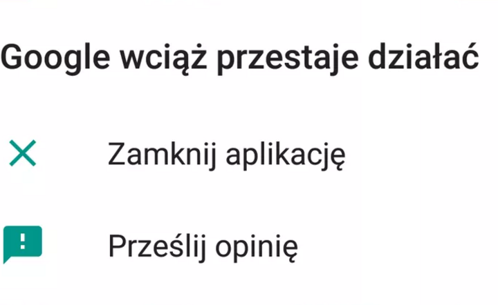 Komunikat na temat aplikacji  / autor: info na smartfonach