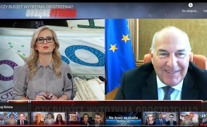 Tadeusz Kościński w telewizji wPolsce.pl / autor: Fratria