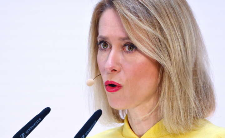 Premier Estonii Kaja Kallas / autor: PAP/ EPA/HANNIBAL HANSCHKE