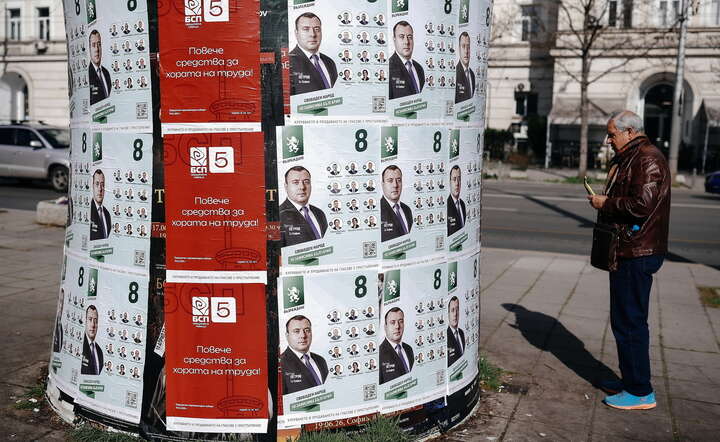 Kampania wyborcza na ulicach Sofii, stolicy Bułgarii / autor: PAP/ EPA/BORISLAV TROSHEV
