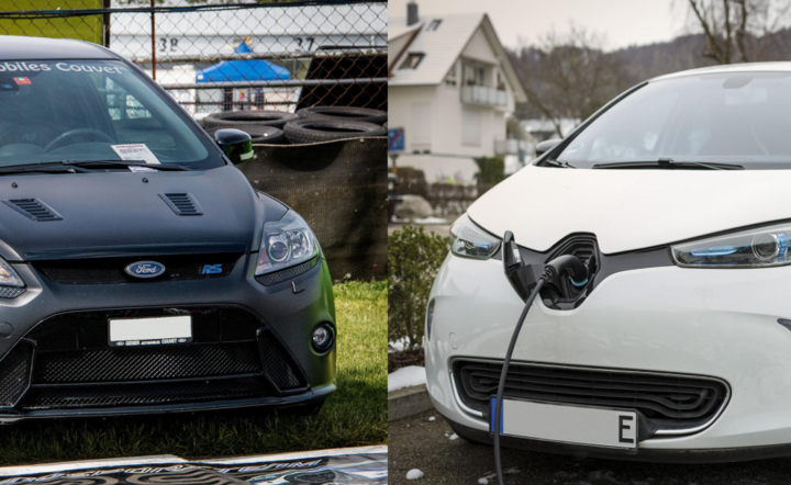 auto spalinowe vs. elektryczne / autor: Pixabay